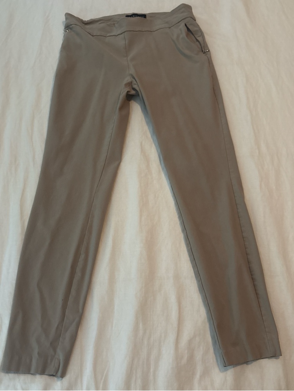 Women’s Slim Ponte Trousers Beige